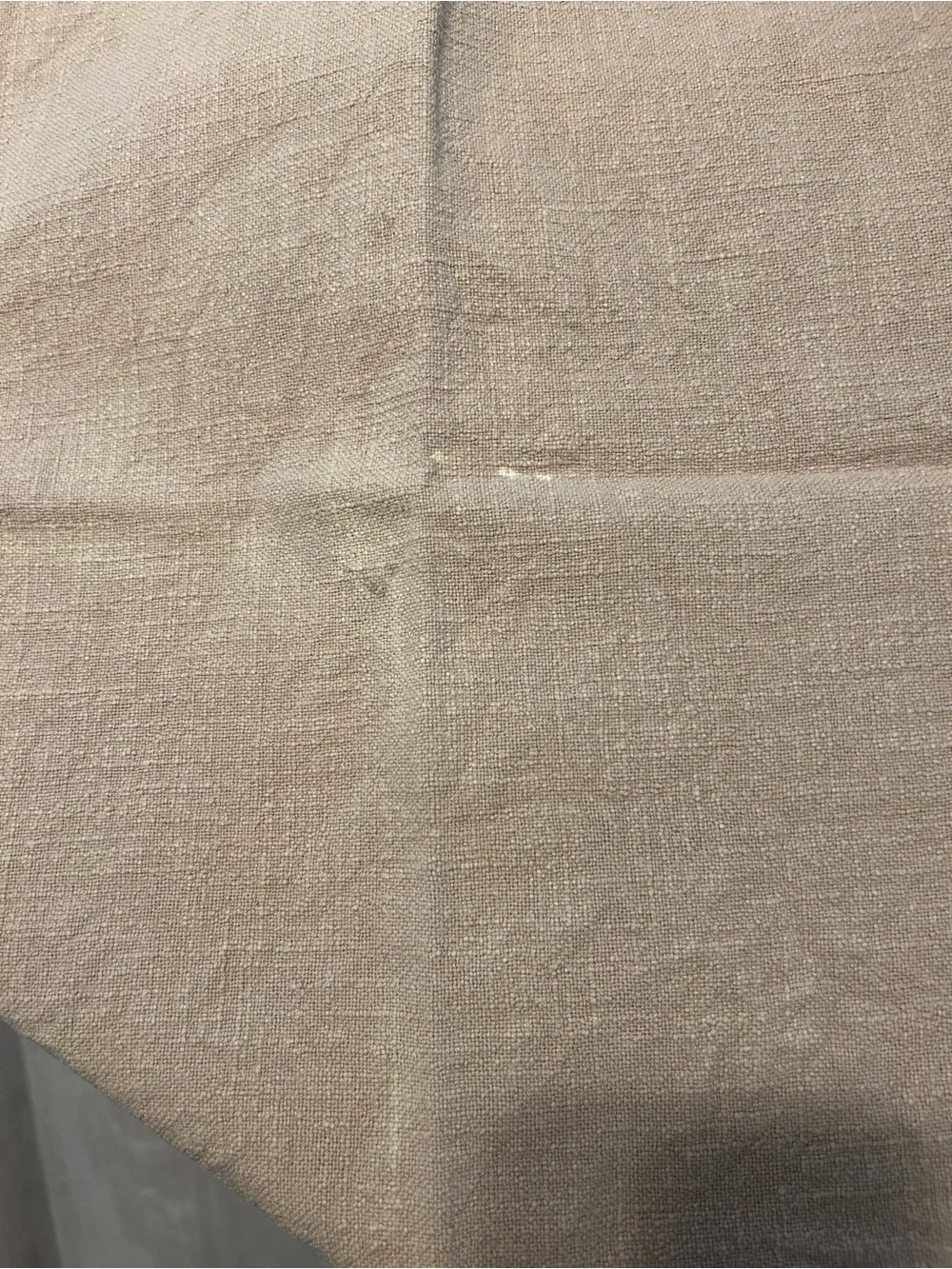 Pottery Barn 8 Cotton Napkins in Warm Taupe